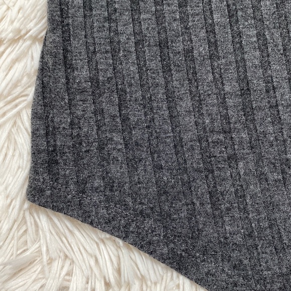 Apt. 9 Ribbed SS Top 💗 Gray - Picture 9 of 12